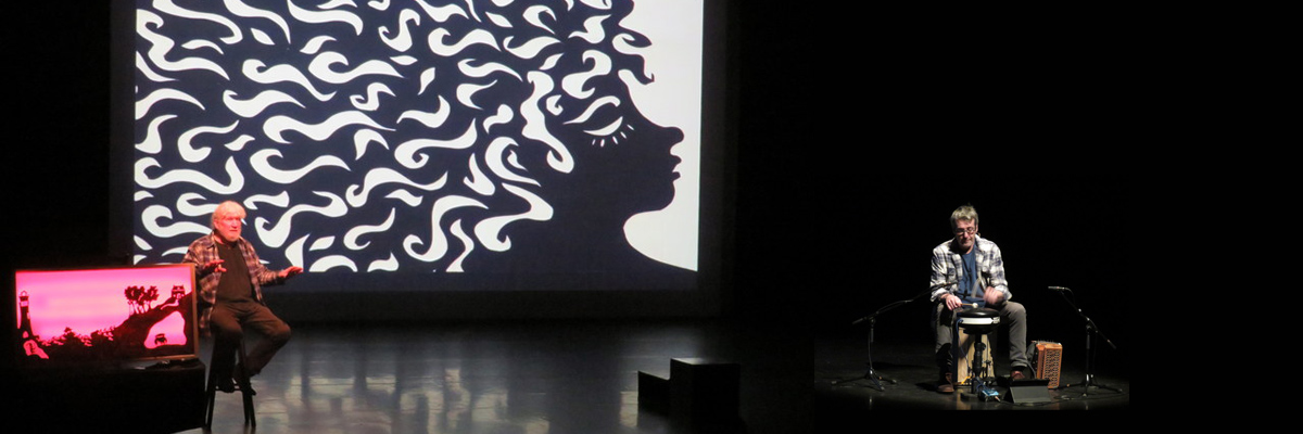 Photo P'tite Jeanne sur le Chemin des 4 mondes, spectacle de contes de Jean-Marc Derouen